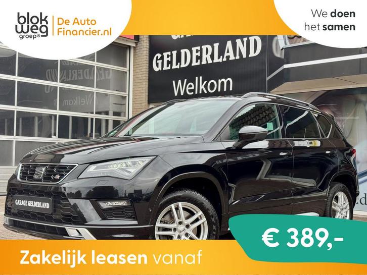 Seat Ateca 2.0 TSI FR 4DRIVE Black | Navi | Cam € 22.900,0, Auto's, Seat, Bedrijf, Te koop, Ateca, 360° camera, ABS, Adaptive Cruise Control