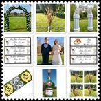 Te huur; Huwelijksboog, Abraham, Sarah, Ooievaar, Ophalen, Geboorte of Huwelijk