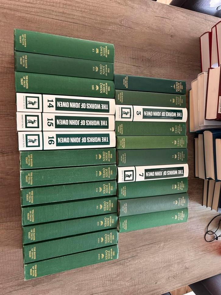 The Works of John Owen - Complete Set, Boeken, Godsdienst en Theologie, Gelezen, Christendom | Protestants, Ophalen of Verzenden