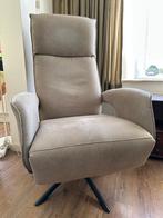 Relax stoel Licht grijs - 2 elektrische motoren op accu, Huis en Inrichting, Fauteuils, Ophalen, Minder dan 75 cm, Zo goed als nieuw