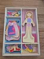 Houten Magnetische Aankleedpop, Ophalen of Verzenden, Gebruikt, Puzzelen