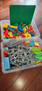 Twee bakken Duplo incl. trein en rails, Ophalen of Verzenden, Zo goed als nieuw, Overige merken
