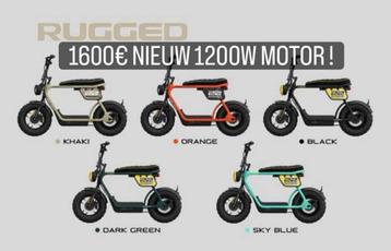 Coopop 22 Rugged E-Cruiser E-Scooter IN 5 KLEUREN NIEUW ! beschikbaar voor biedingen