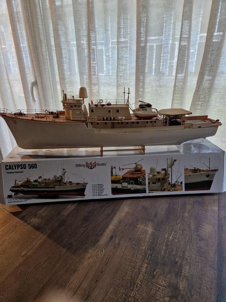 Calypso bouwpakket, Hobby en Vrije tijd, Modelbouw | Boten en Schepen, Overige merken, Ophalen