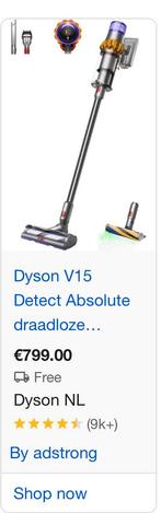 Dyson v15 draadloos stofzuiger new in doos, Witgoed en Apparatuur, Stofzuigers, Ophalen of Verzenden, Nieuw