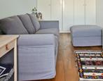 Ikea Gronlid 2-zits slaapbank en voetenbank met opbergruimte, Ophalen, Tweepersoons, 140 cm, Zo goed als nieuw