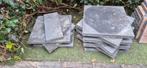 Tuintegels 50x50x4 cm - 7 hele en 3 rest Terrastegels, Tuin en Terras, Tegels en Klinkers, Ophalen, Gebruikt, Minder dan 5 m²