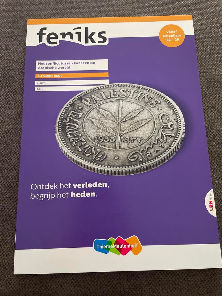 Feniks Geschiedenis Israël Conflict VMBO-BKGT Nieuw, Boeken, Ophalen of Verzenden, Nieuw, VMBO, Geschiedenis