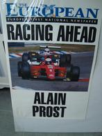 Poster alain prost nieuw 75-50 cm, Ophalen of Verzenden, Nieuw, Auto's