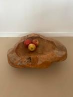 Grote houten schaal, fruitschaal, Ophalen of Verzenden, Zo goed als nieuw, Rond, Hout