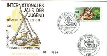 Duitsland 1985 Scouting Int. Jaar van de Jeugd beschikbaar voor biedingen