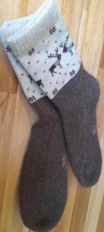 Warme luxe sokken van jak dons wol. Maat 44-46. Unisex, Ophalen of Verzenden, Nieuw, Maat 43 t/m 46, Bruin