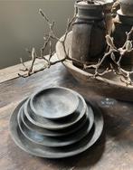 Houten schaaltjes set van 5 Aura Peeperkorn hout stoer sober, Verzenden, Nieuw