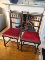 Elegante stoelen retro houten vintage stoel antiek, Ophalen