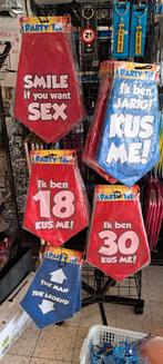 Party XXL Stropdassen - Verjaardag, Feest, Ophalen of Verzenden, Nieuw, Feestartikel, Verjaardag