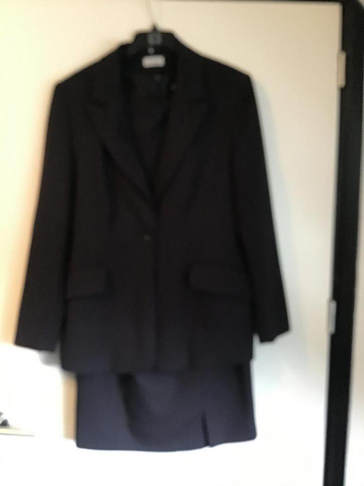 Jurk en jasje donkerblauw maat 38, Kleding | Dames, Jurken, Gedragen, Maat 38/40 (M), Blauw, Knielengte, Ophalen