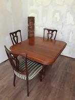 Antieke eettafel, Huis en Inrichting, Tafels | Eettafels, Gebruikt, Barok, 100 tot 150 cm, Kersenhout