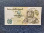 Portugal 20 Escudos 1971 XF, Ophalen of Verzenden, Overige landen, Los biljet