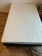Boxspring 120x200 - Zo goed als nieuw, Huis en Inrichting, Ophalen, Zwart, Zo goed als nieuw, Twijfelaar