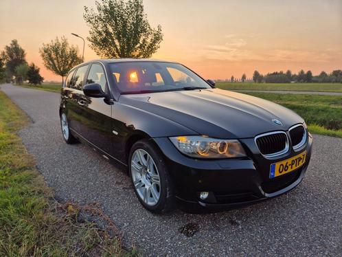 BMW 3-Serie, 318 LCI Touring, Zwart, AUT, LEER, XENON, LUX., Auto's, BMW, Particulier, 3-Serie, ABS, Airbags, Airconditioning