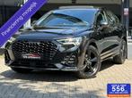 Audi Q3 Sportback 35 TFSI S Edition Aut*Pano*Matrix*Leder, Zwart, 4 cilinders, 150 pk, 1505 kg