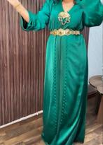 Groene Kaftan - Maat S, Maat 38/40 (M), Ophalen of Verzenden, Gedragen, Onder de knie