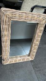 Landelijke spiegel 48x68 cm, Huis en Inrichting, Ophalen, Zo goed als nieuw, Rechthoekig, Minder dan 100 cm