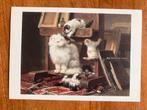 Henriëtte Ronner-Knip. Poezenfamilie in het atelier., Verzamelen, Ansichtkaarten | Dieren, Ophalen of Verzenden, 1980 tot heden