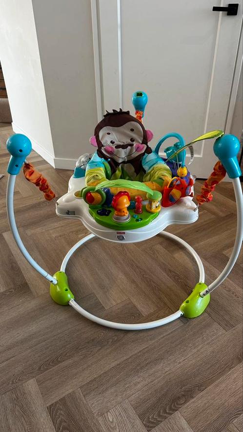 Fischer Price Jumperoo, Kinderen en Baby's, Speelgoed | Babyspeelgoed, Gebruikt, Overige typen, Met licht, Met geluid, Ophalen