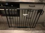 A3 Baby & Kids Safetydoor traphekje zwart, Kinderen en Baby's, Traphekjes, Ophalen, Zo goed als nieuw, 115 cm of meer, Metaal of IJzer