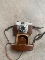Vintage Adox camera met lederen tas, Ophalen of Verzenden, Gebruikt, Compact, Overige Merken
