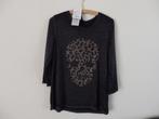 Nieuw T Shirt Colours of the World Skull Doodskop mt M, Kleding | Dames, Maat 38/40 (M), Zwart, Nieuw, Ophalen of Verzenden