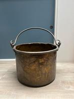Koperen Franse Emmer - Ø35cm, H28cm, Ophalen of Verzenden, Koper