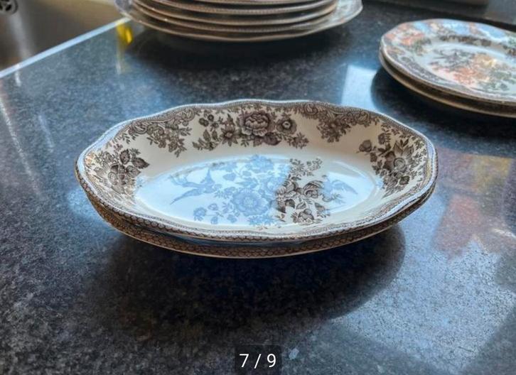 Wedgwood Asiatic Pheasants Servies, Huis en Inrichting, Keuken | Servies, Gebruikt, Compleet servies, Wedgwood, Aardewerk, Ophalen