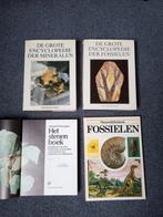 12 boeken en encyclopedieën stenen/fossielen/mineralen, Gelezen, Natuur algemeen, Ophalen of Verzenden