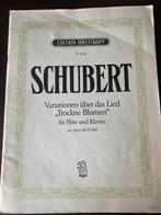 Schubert Trockne Blumen - Fluit & Piano, Klassiek, Ophalen of Verzenden, Zo goed als nieuw, Artiest of Componist