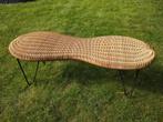 Rotan 'pinda' bankje Ikea, 1999, Tuin en Terras, Ophalen of Verzenden, Zo goed als nieuw, Rotan