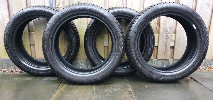 Mooie set Continental 205 55 19 WinterContact TS870P, Auto-onderdelen, Banden en Velgen, Band(en), Winterbanden, 19 inch, 205 mm