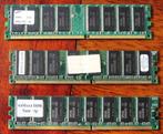 Vintage 2 x 256 MB DDR RAM + 1 x 64 MB geheugen memory, Computers en Software, RAM geheugen, Verzenden, DDR, Desktop, 1 GB of minder
