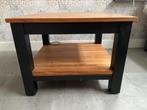 Bijzettafel, Huis en Inrichting, Tafels | Bijzettafels, Gebruikt, 55 tot 75 cm, Landelijk, Hout