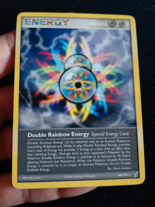 Double Rainbow Energy (CG 88) EX Crystal Guardians Pokémon, Hobby en Vrije tijd, Verzamelkaartspellen | Pokémon, Zo goed als nieuw
