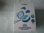 Blauwe draadloze kids oordopjes earphones met oplaadbox, Ophalen of Verzenden, Nieuw, In gehoorgang (in-ear)