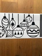 Herbruikbare raamsticker kerstballen, Ophalen of Verzenden, Nieuw