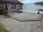 15x15 klinkers en waaltjes gratis, Tuin en Terras, Ophalen, Gebruikt, Klinkers, 10 m² of meer