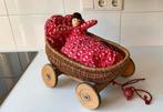 Antroposofisch poppetje in wagentje, Kinderen en Baby's, Speelgoed | Poppen, Ophalen, Gebruikt, Overige typen