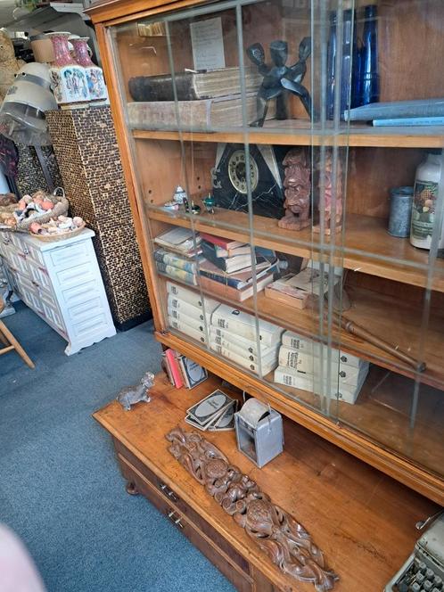 Retro Teakhout rariteitenkabinet/buffetkast, Huis en Inrichting, Kasten | Buffetkasten, Zo goed als nieuw, 150 tot 200 cm, 150 tot 200 cm