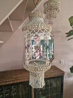 Schelpen hanger schelpenhanger vintage schelpen lamp, Huis en Inrichting, Lampen | Kroonluchters, Ophalen, Gebruikt