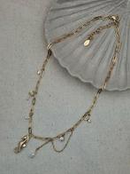 Nieuw! Stainless steel bedelketting zee goud Yehwang, Sieraden, Tassen en Uiterlijk, Kettingen, Ophalen of Verzenden, Zo goed als nieuw