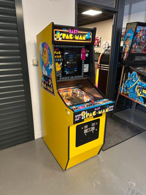 Prachtige Flipperkast - Arcade Bally Baby Pacman 1982, Verzamelen, Automaten | Flipperkasten, Zo goed als nieuw, Dot-matrix, Flipperkast