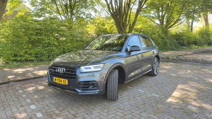 Audi Q5 SQ5 3.0 Tfsi Quattro Pano/HUD/Luchtv./ACC/Trekhaak, Auto's, Audi, Particulier, SQ5, 360° camera, Achteruitrijcamera, Adaptieve lichten